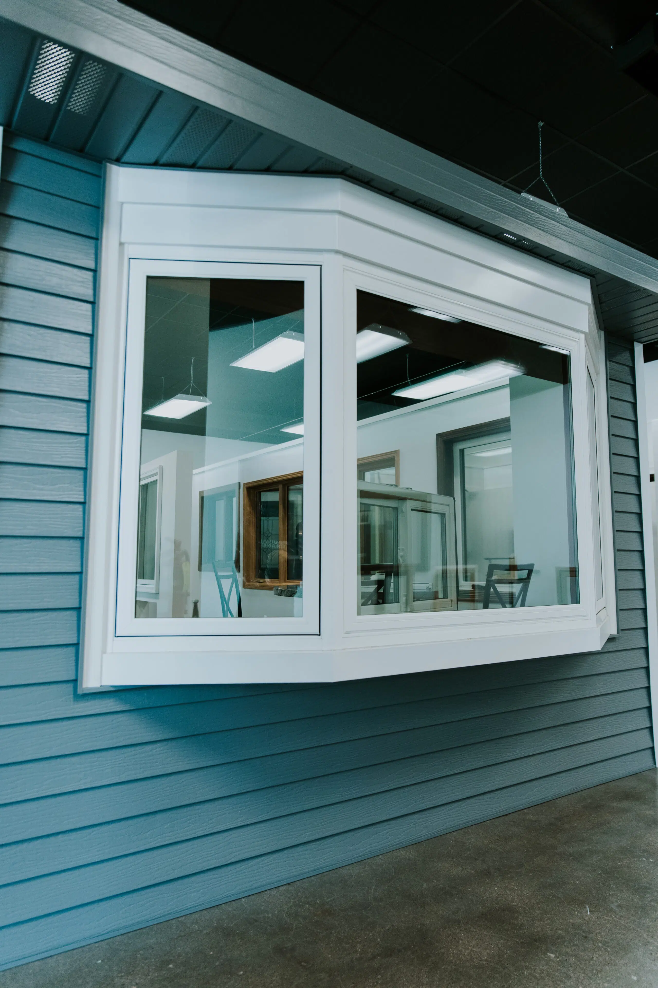 Casement windows on a Bismarck home